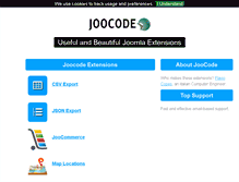 Tablet Screenshot of joocode.com